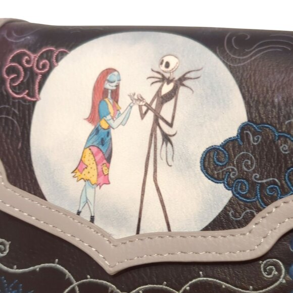 Disney Our Universe The Nightmare Before Christmas Jack & Sally Western Wallet - Picture 4 of 7
